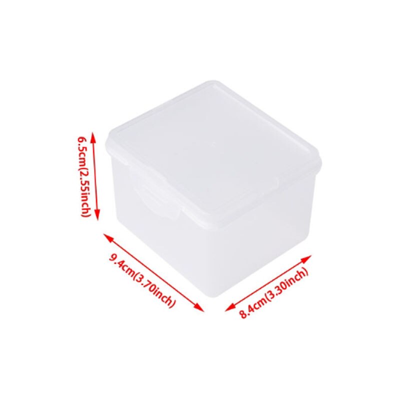 Transparent Plastic Box Storage Collections Product Packaging Box Dressing Case: 7