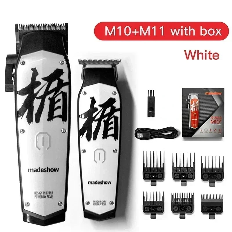 Madeshow M10 M11 Hair Clippers for men,Cordless Hair Clipper,Hair Trimmer For Men,Haircut Machine For Barbershop,Beard Trimmer