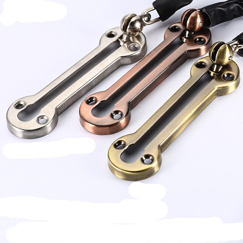 Roestvrijstalen antidiefstalketting voor schuifdeuren, hotelkantoorbeveiligingsketting, kastsloten, decoratieve hardware