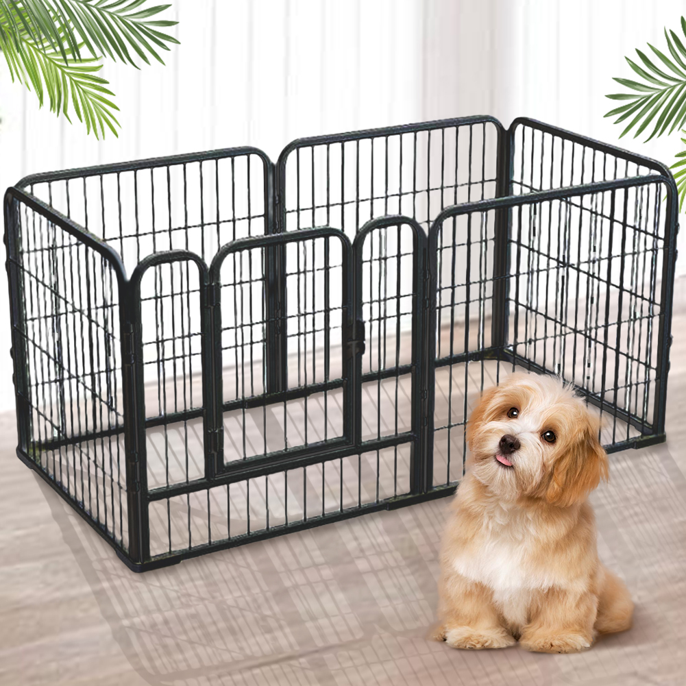 6 Tafeln ÜSpund Welpen Zwinger KäFeige faltbar Hoch leistungs Hunde käFeige Hoch leistungs Hund ÜSpund Zaun für Hund Katze Kaninchen Haustier ÜSpund
