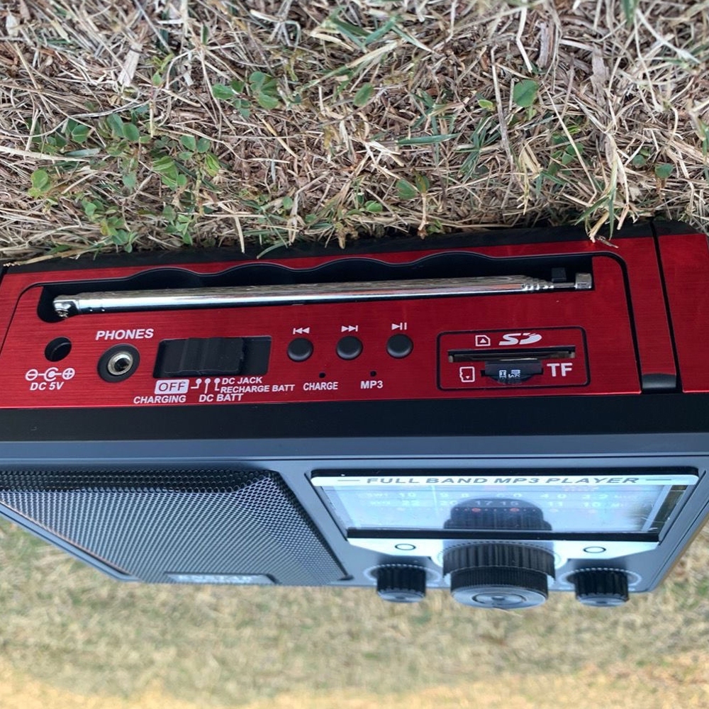 Portable FM AM SW Radio High Sensitivity Word Band Radios Receiver Wireless Bluetooth Speaker Support TF USB SD Card AC/DC Power
