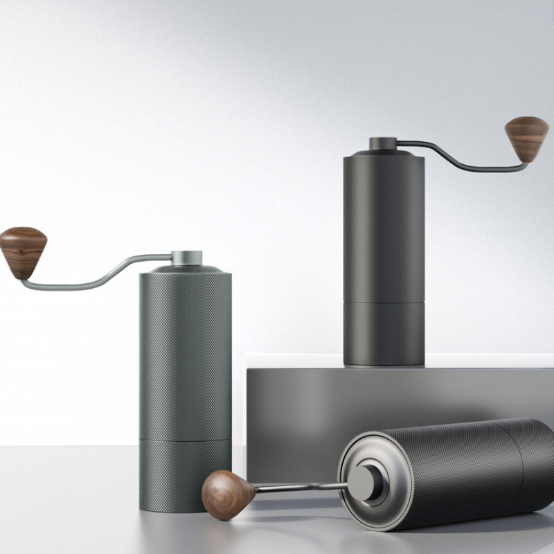Portable Coffee Grinder Manual Coffee Bean Grinder Hand Grinder Mill with Double Bearing Positioning Coffee Tool