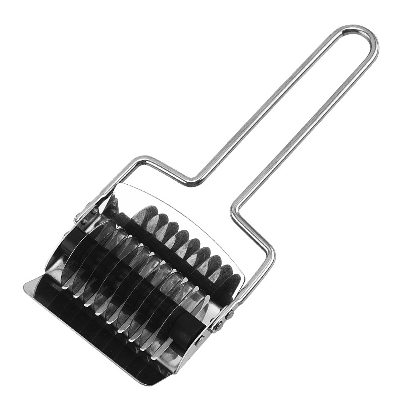 Rouleau coupe-pâte en acier inoxydable, ustensile de cuisine pour pâtes spaghetti: Default Title