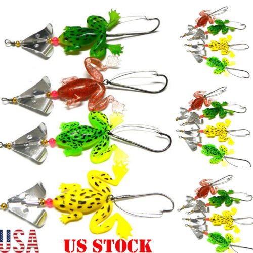 Lot 4 stks Vissen Bass Kunstaas Duiken Crankbait Minnow Aas Crank Baits Bass Spinner Haak Visgerei