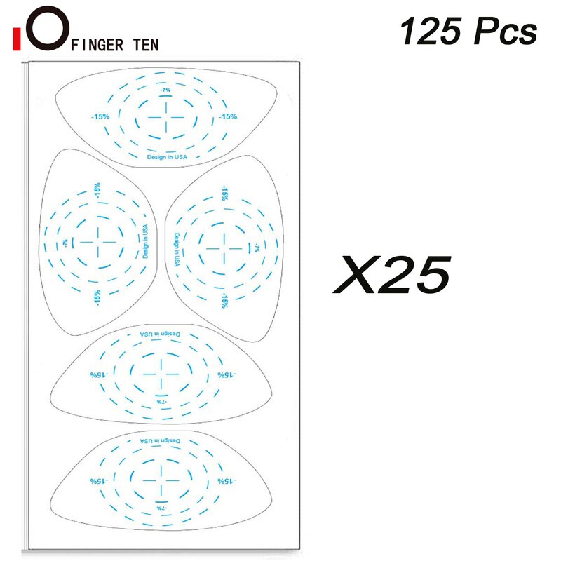 Golf Impact Stickers Sticker Oversized Wood Labels Roll Balls Hitting Recorder for Men Women Practice: 125 Pcs