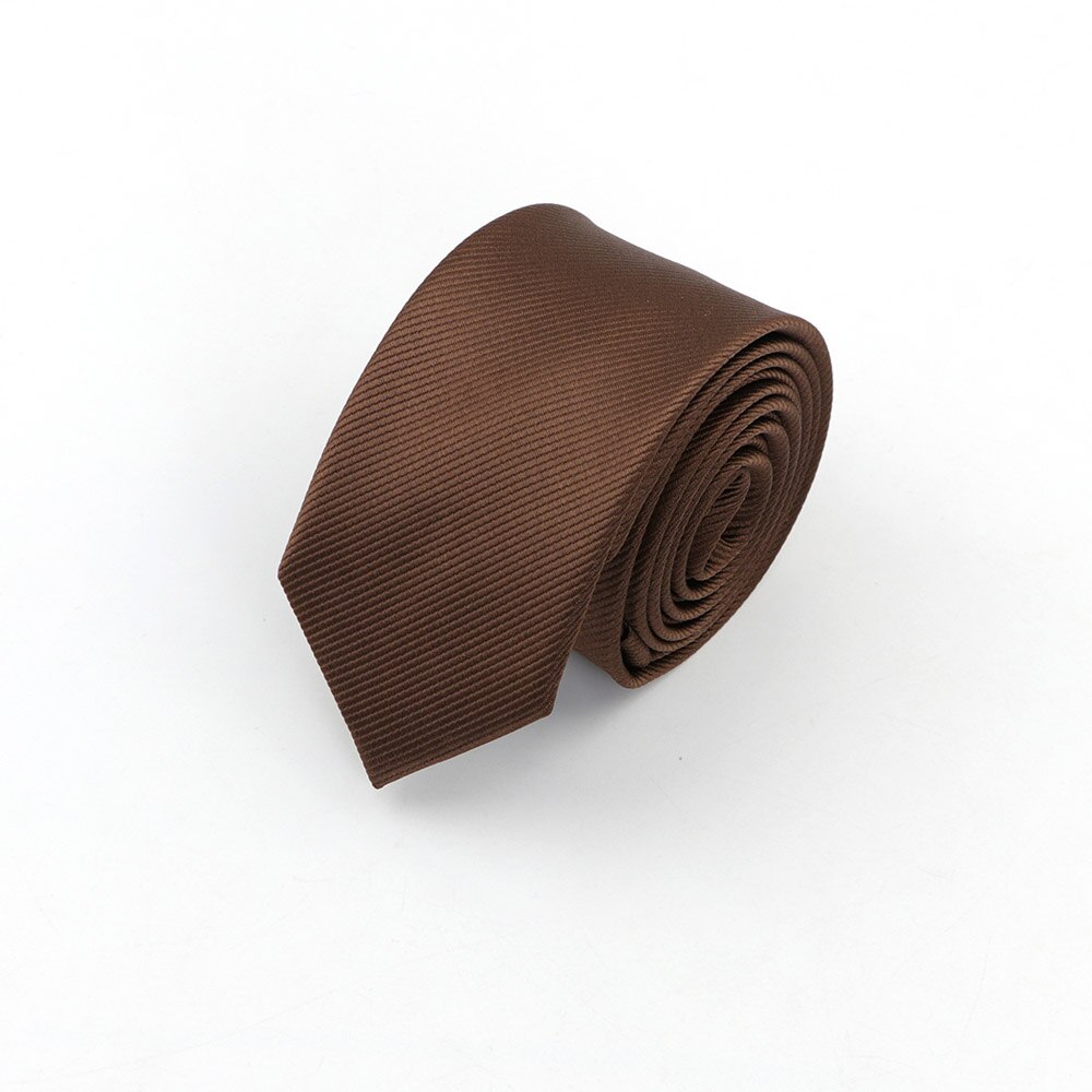 Men Solid Classic Ties Formal Striped Business 6cm Slim Necktie for Wedding Tie Skinny Groom Cravat: 2