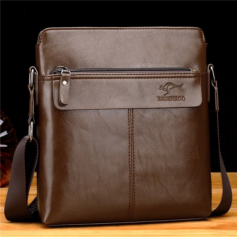 Kangaroo Men&#39;s Crossbody Bag Male Business Handbag Totes Briefcase Men Leisure Shoulder Laptop Messenger Bags