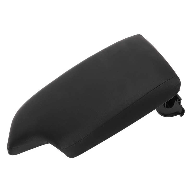 Center Console Armrest Lid Armrest Seat Box Protector Black PU Leather for Car