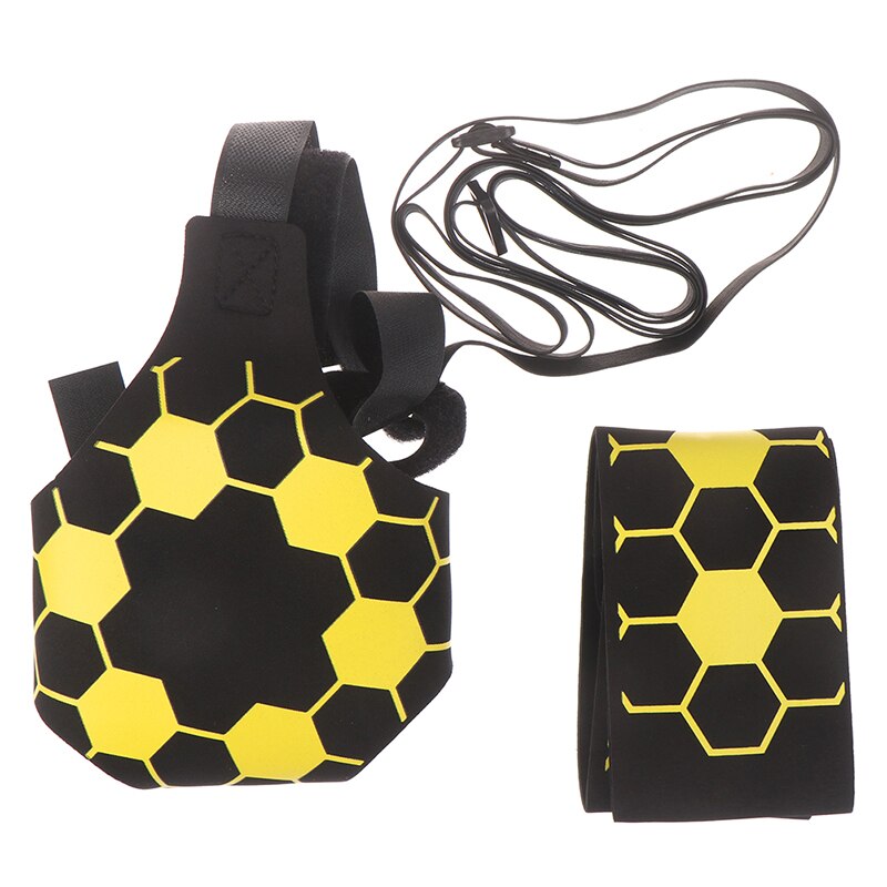 Equipamento de treinamento de futebol auxílio ótimo instrutor para a prática solo de servir tosses retorna bola ajustável cabo comprimento da cintura