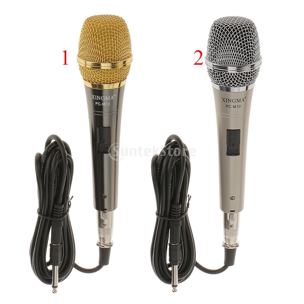 PC-M10 Professionele Condensator Microfoon Studio Vocal Handheld Mcrophone Mic Met Power Kabel & Anti-Wind Schuim Cap