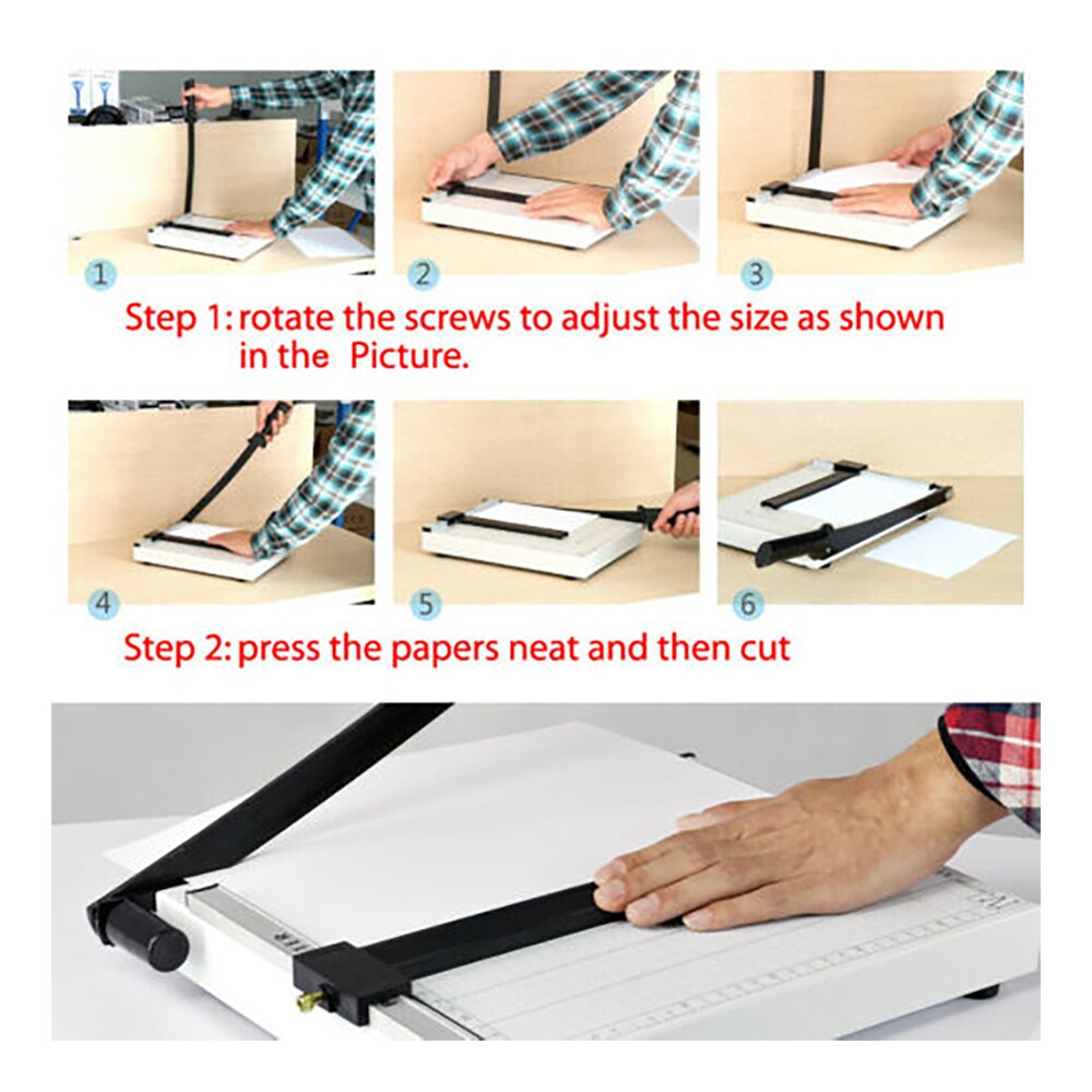 A4 Paper Cutter Paper Card Trimmer Guillotine DIY Scrapbook Photo Cutter Office Paper Cutter Cutting Portable