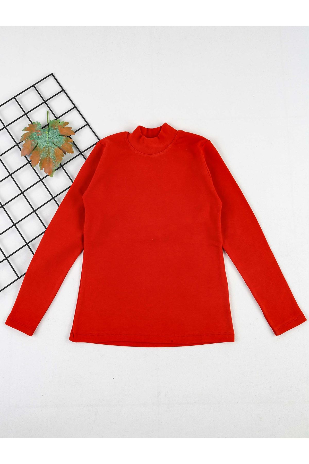 Red Turtleneck Female Child Badi: 8 9 Ages