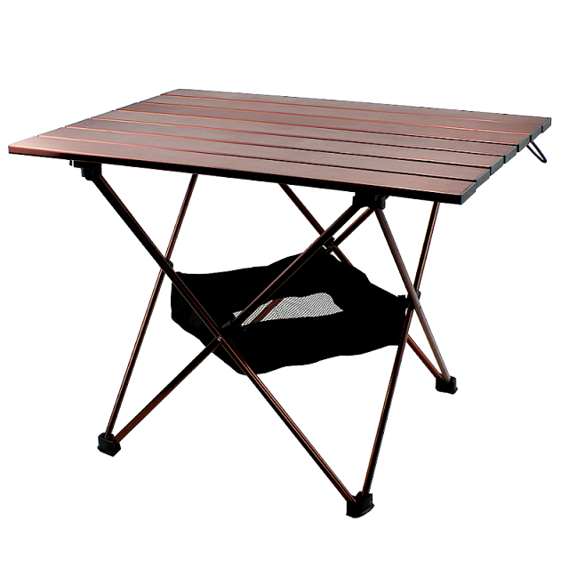 Portable Folding Camping Table Outdoor Canopy Cooking Fold Out Picnic Small Lightweight Metal Camping Folding Table: 02