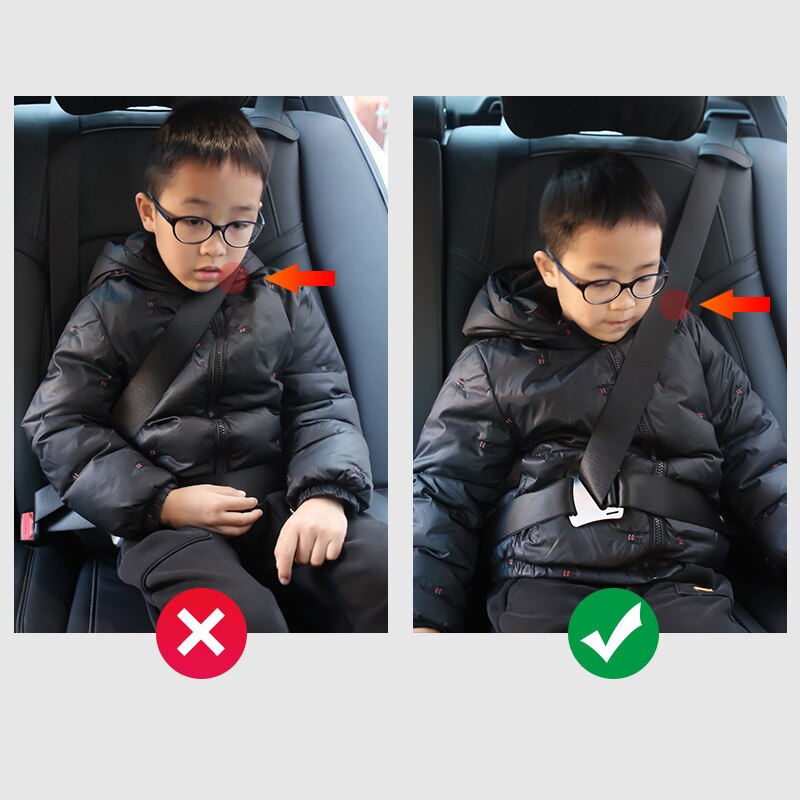 Child Seat Belt Adjustment Retainer Clip Automobile Seat Belts Safety Limiter Fit Car Seat Belts Accessories 304 stainless steel