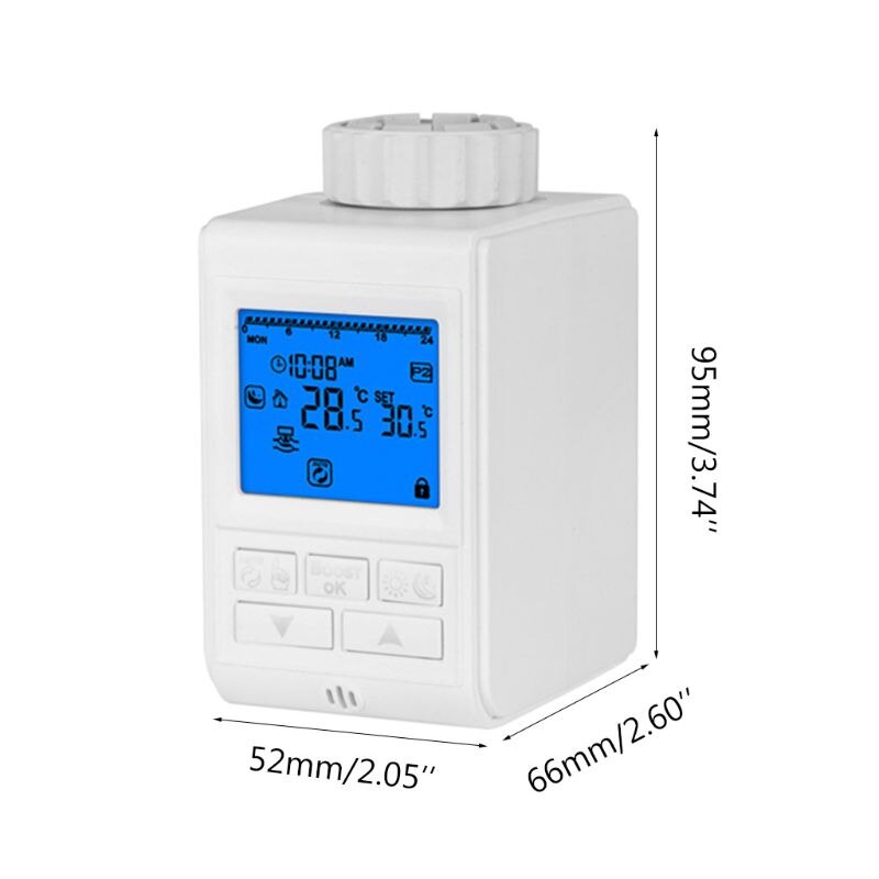 Programmable Thermostat Timer TRV Thermostatic Radiator Valve Actuator Thermostat Heater Thermoregulator Temperature Controller