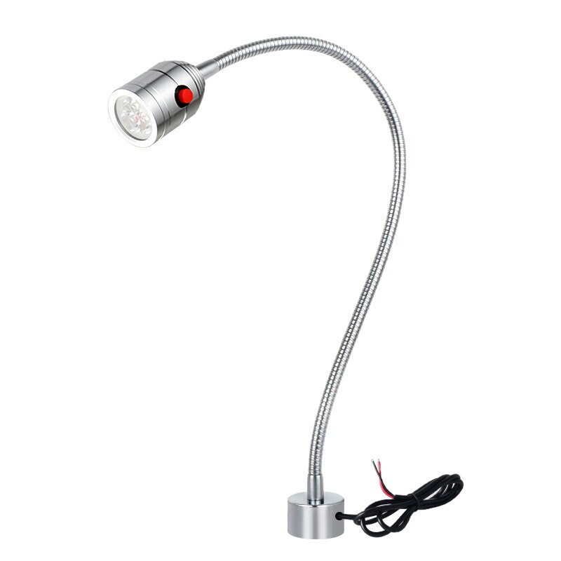 24V 220V LED CNC Machine Light Long Arm Hose Household Micro-machine Tool Work Light Gooseneck Lamp