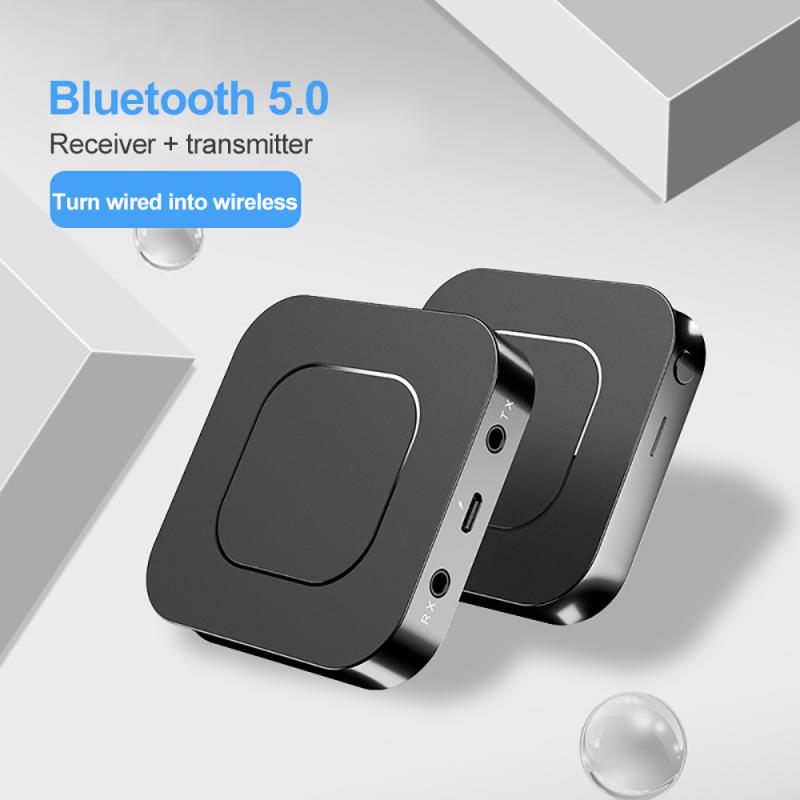 Bt-13 Bluetooth Transmitter and Receiver 2 in 1 3.5mm Bluetooth 5.0 Audio Receiver and Transmitter Adapter