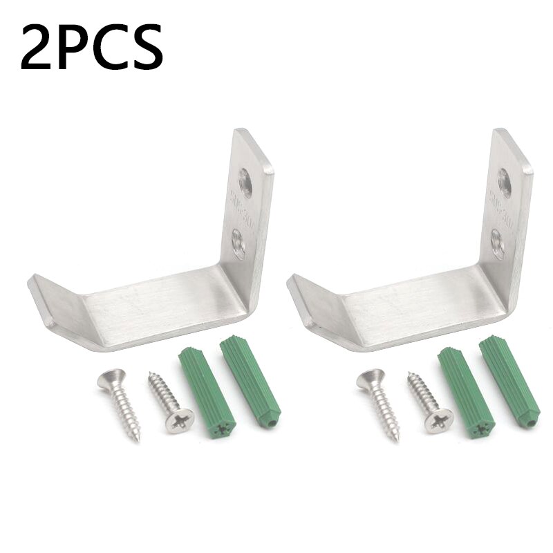 2Pcs ABS Motorcycle Helmet Holder Hook Hanger Home Luggage Hook Multipurpose Wall Mount Rack For Kitchen Door Cabinet: silver S