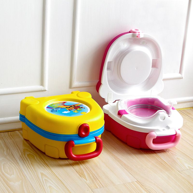 Carry Potty Toilet Training Portable Travel Toilet Trainer Just for Kids