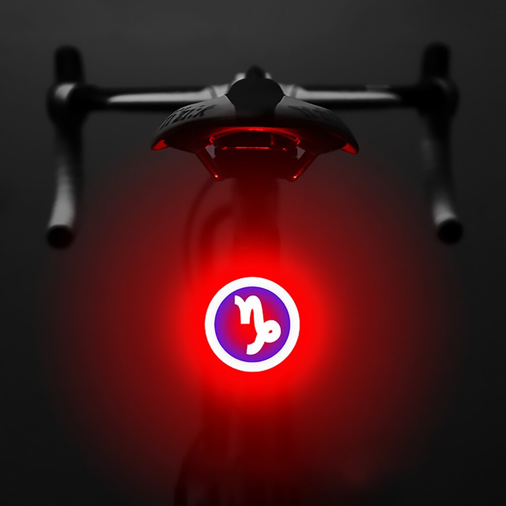 USB Charge Flashlight For Bicycle Light Led Bike Flash Taillight Cycling Night Warning Lights Cyling Lamp Multi Lighting Modes: 13