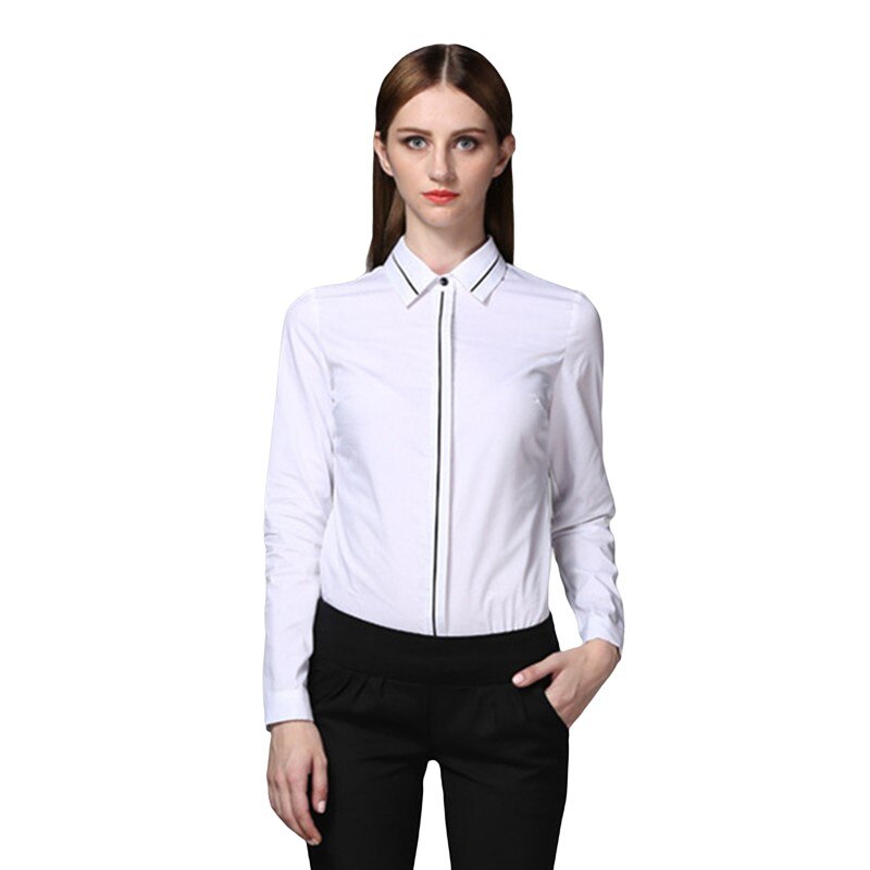 body femme Manches longues rayé Body femmes bureau dame travail blanc Blouse formelle Body chemise printemps combinaison automne ensemble barboteuses: L
