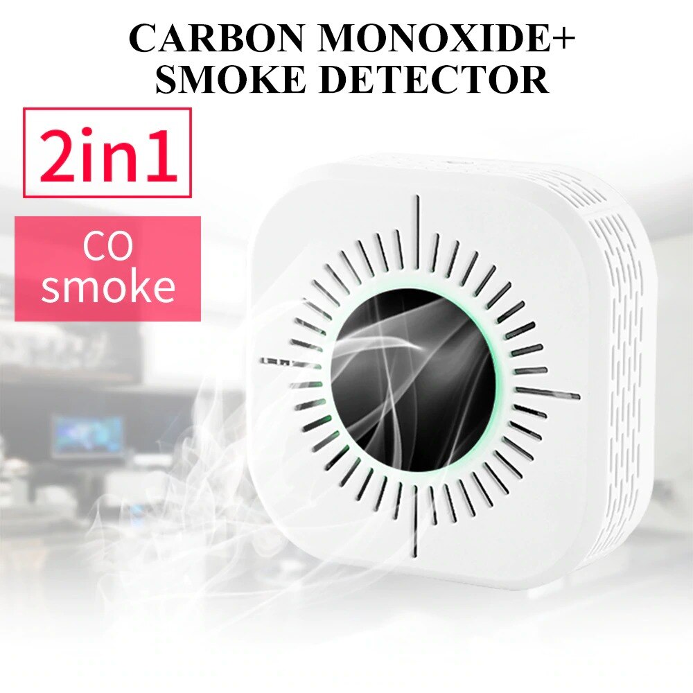 Sensoren & Rookmelder Fire Alarm Sensor Co Carbon Vergiftiging Detector 2 In 1 Co Koolmonoxide