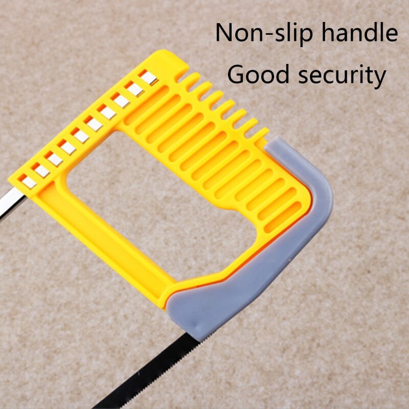 Portable Mini Hacksaw Detachable Assembly Saw Blade Multi-Function Woodworking Gardening Hand Tools