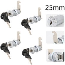 4pcs Lock Cam Lock Cupboard Door Lock For Cabinet Home Keyed Lock Locker