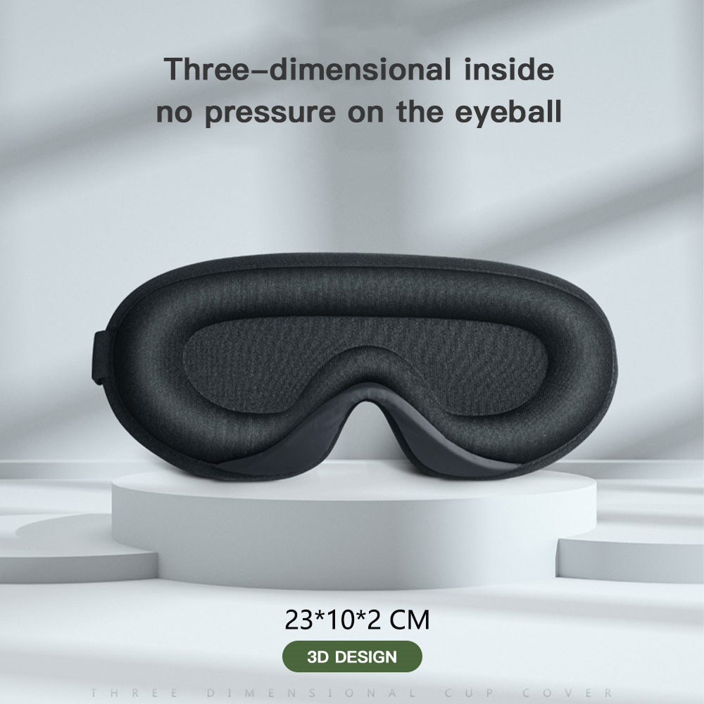 3d nukahtamismaski estää valon unenaamio pehmeä pehmustettu silmäsuojus nukkumiseen silmäsuojan silmäsuoja uniapun maski silmälaput: B