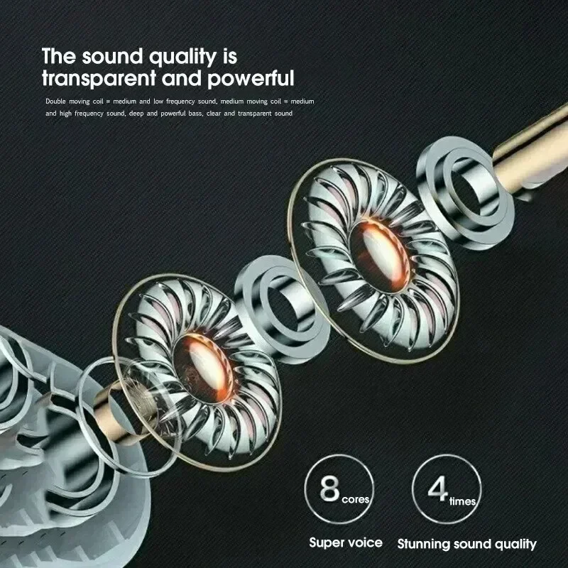 2025 Pro4 TWS słuchawki Bluetooth 9D Stereo bezprzewodowe słuchawki douszne słuchawki HiFi zestaw głośnomówiący zestaw słuchawkowy mikrofon dla Xiaomi iPhone