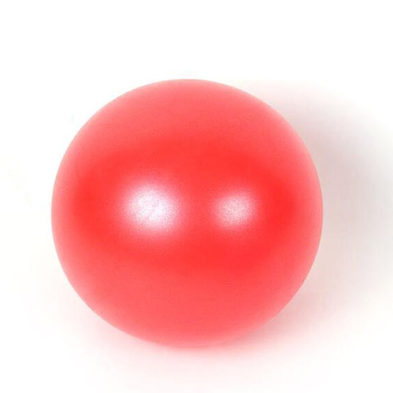 25cm Bola de Yoga ejercicio Fitness de Balance para Pilates bola ejercicio gimnasio Entrenamiento de interior bola: Rojo