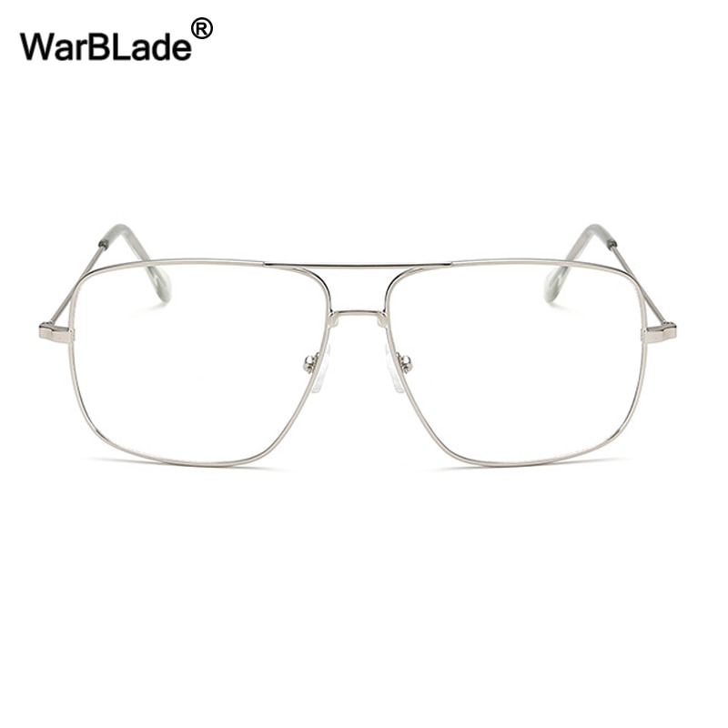 WarBLade, gafas Retro finas doradas, para hombre y mujer, lentes ópticas de aleación de Metal, gafas planas, gafas ópticas para hombre, ultraligeras