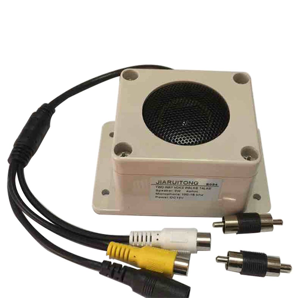 Protection Microphone étanche caméra de sécurité Surveillance vidéo deux voies Portable maison son Interphone vocal haut-parleur extérieur