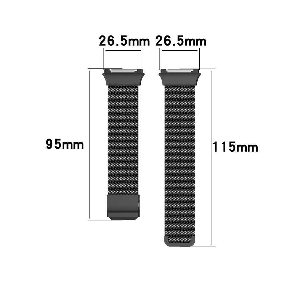 Bransoletka dla Fitbit ionic opaska z inteligentnym zegarkiem pasek dla Fitbit ionic paski metalowe ze stali nierdzewnej wymiana opaska sportowa na nadgarstek