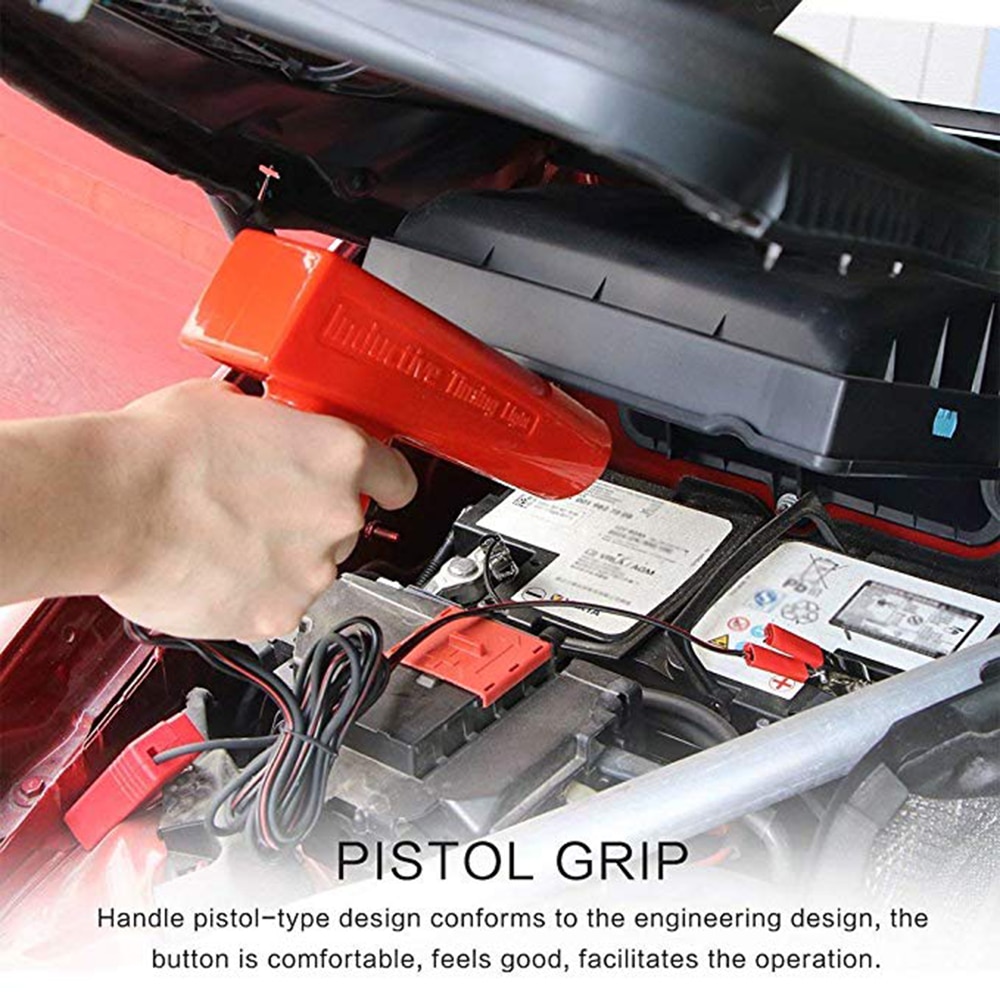 Zc100 indutivo profissional luz de ignição sincronismo inflamar máquina cronometragem luz de reparação da motocicleta do carro motor detecção