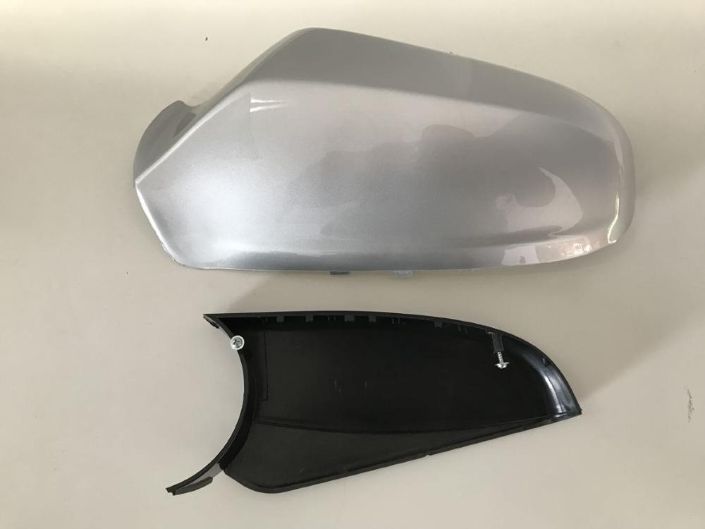 car WING DOOR MIRROR COVER FOR VAUXHALL ASTRA H MK5 2004 silver painted COLOR Lower $upper covers: Left side