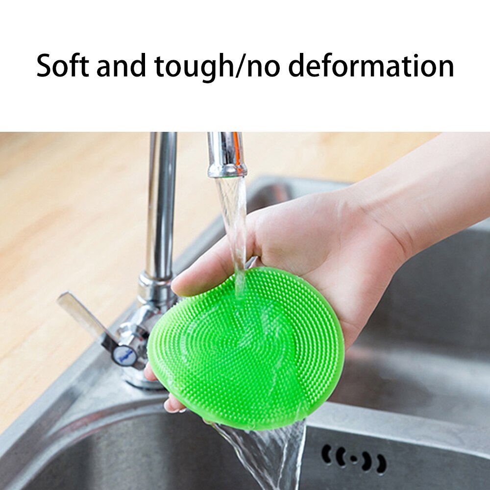 Accesorios de cocina de silicona para proteger la suciedad de las manos, cepillo de limpieza para patatas, frutas y verduras, suministros de cocina, herramientas