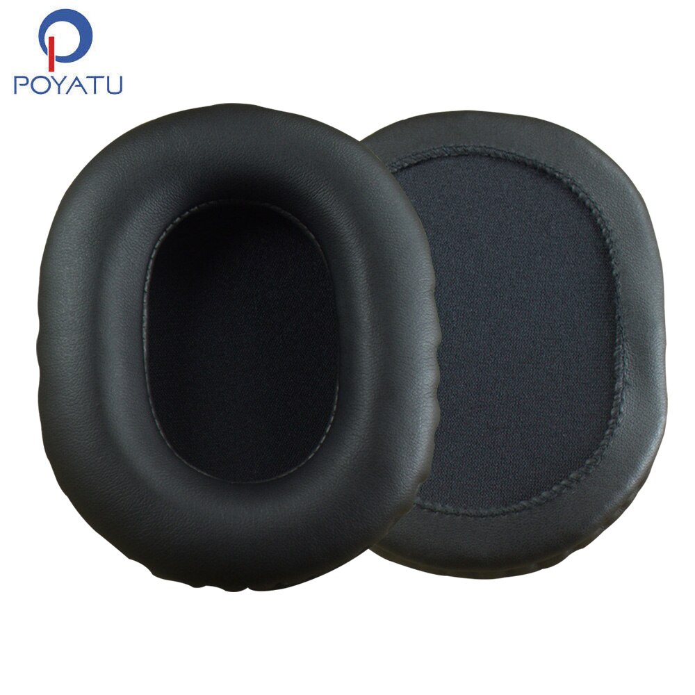 POYATU Ear Pads Headphone Earpads For Bluedio T6 T6S T6C T7 T7+ Earmuff Leather Cushion Cover Repair Parts Earphone Accessories