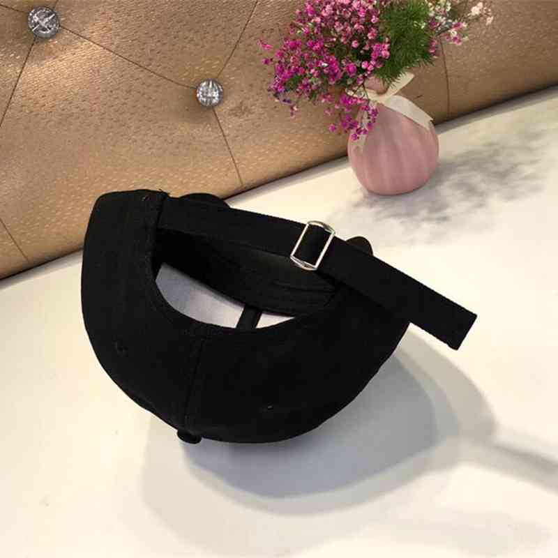 Flower Embroidery Women Baseball Caps Spring Summer Long Brim Sun Hats Female Snapback Hip Hop Cap Hat