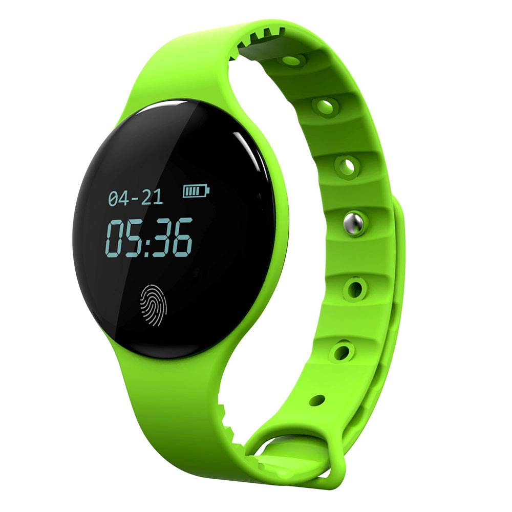 Bluetooth Smart Horloge Sport Armband Stappenteller Camera Tracker Voor Android IOS HandsFree Sport Tracker Pols Smartwatch: green