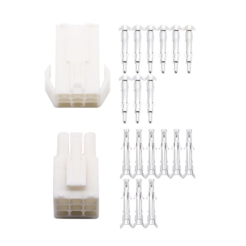 10 Sets 2/3/4/6/9/12 Pin/Manier Kleine Tamiya Connector Set kits Mini Tamiya Set El 4.5 Mm Man Vrouw Socket Plug W