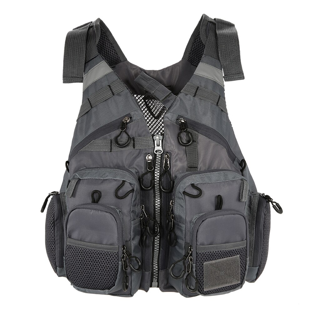 Life Safety Fishing Jacket Breathable Life Vest Superior Bearing Life Safety Vest Jacket Swimming Floatation Waistcoat Vest: Fishing Jacket 1