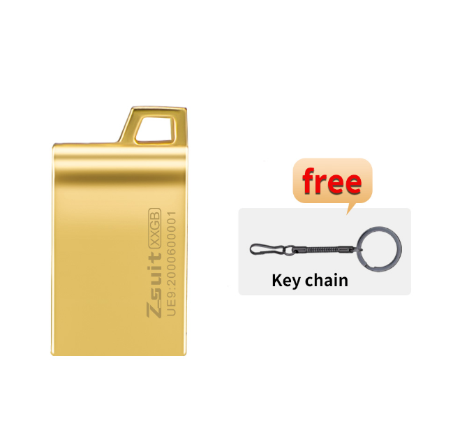 Zsuit 10PCS Mini USB Sticks 4G 8G Pen Drive 16GB High-Speed USB Flash Drive 64GB Free Logo Memory Stick Waterproof U Disk: Yellow / 512GB