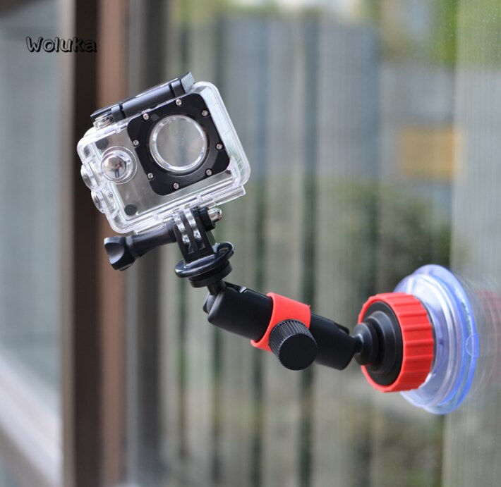 Gopo motion camera Hero 3/4 Suction cup holder Monitor stand super suction Car support I/4 Screw T18