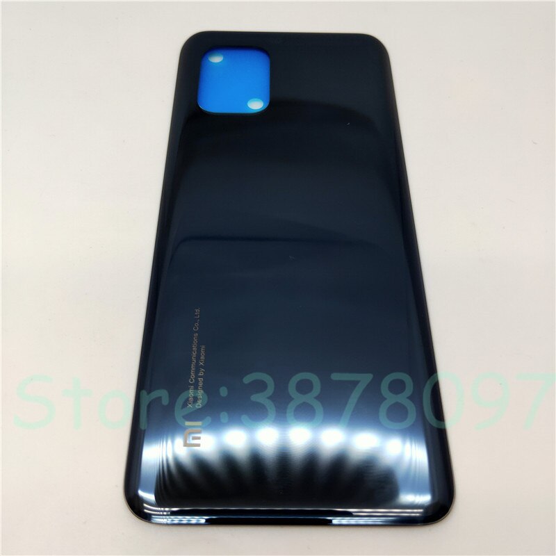 Für Xiaomi Mi 10 Lite Zurück Glas Mi10 Lite 5G Hinten Hülse Tafel Batterie Abdeckung Gehäbenutzen Tür fallen Ersatz teile: Schwarz