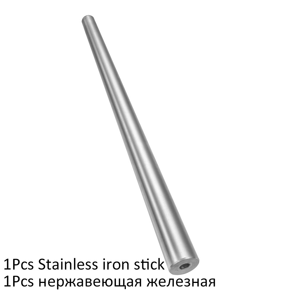 Varilla ampliadora de anillo , martillo con mango de mandril, medidor de anillo, palo medidor de dedo para hacer joyería DIY, herramientas de medición: Gris