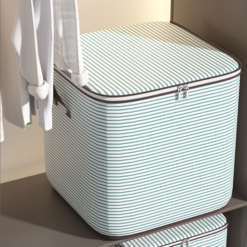 Beutel-Aufbewahrungstaschen-Organizer, der zum Aufbewahren von täglichen Bedarfs mit Deckeln, Reißverschluss, faltbar, hohe Kapazität, für Kleidung, Decke-Behälter