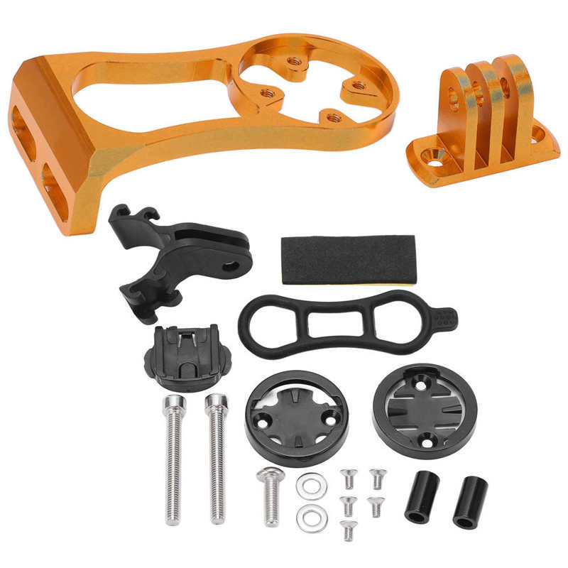 Bike Computer Extended Mount Bike Computer Mount Stable Firm for Outdoor Riding: gold