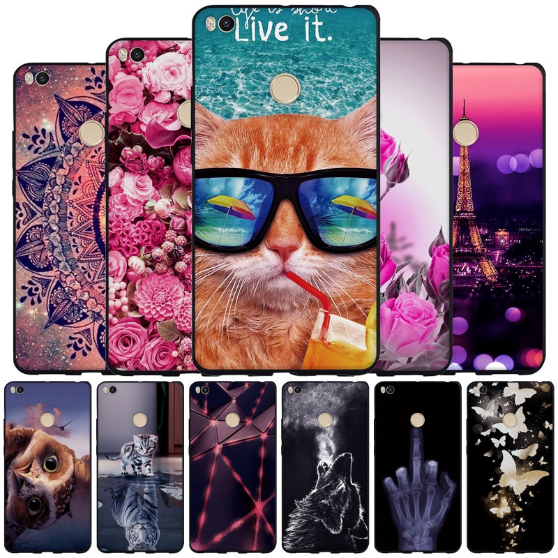 For Xiaomi Mi Max 2 Case For Xiaomi Mi Max2 Case Cover Luxury Ultra Thin Soft Silicone Phone Case For Mi Max 2 Case Back Cover