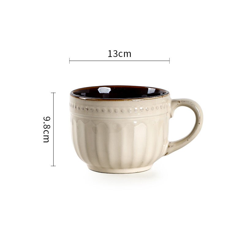 French Ceramic Plate Floral Relief Western Steak Dish Retro Desktop Dinner Set Plates and Dishes Kitchen Tableware: F